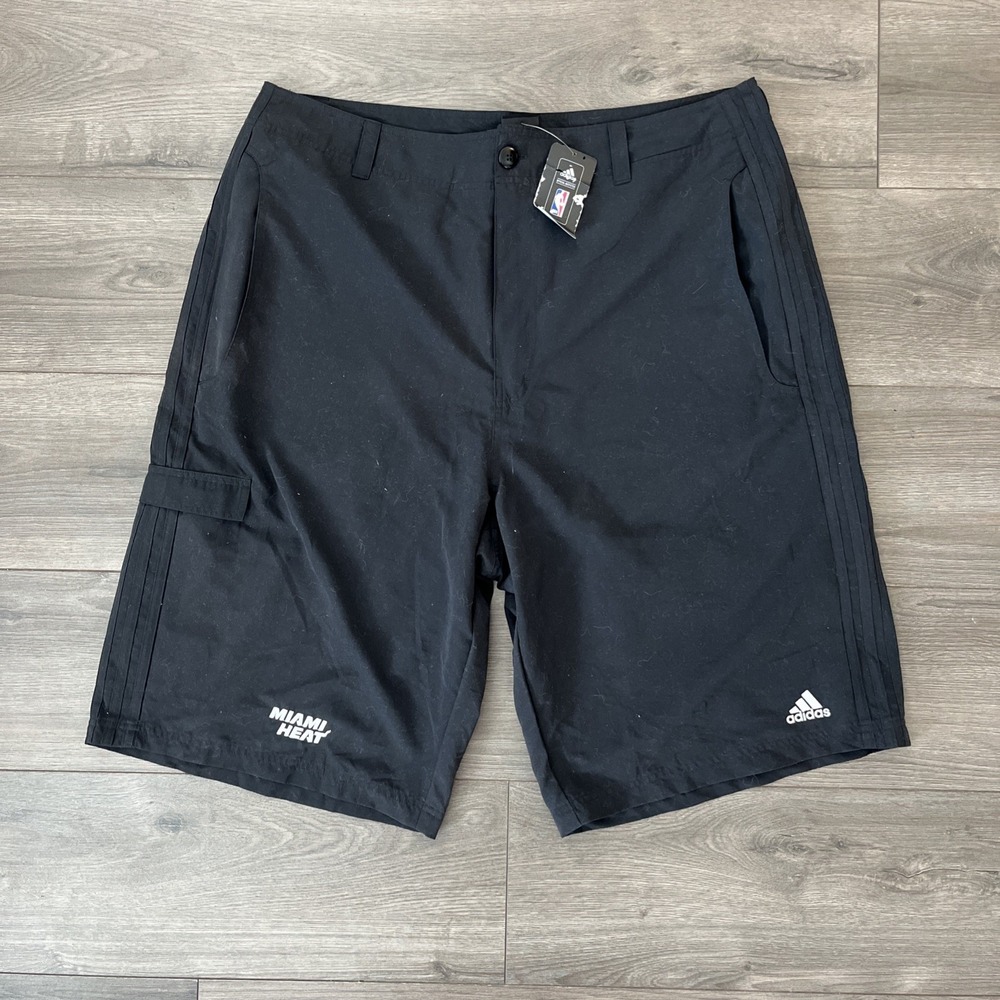 Adidas NBA Miami Heat Mens 3XT Shorts Black NWT